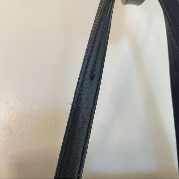 Authentic Coach 9846 Black Leather Legacy West Mini Market Purse Small Tote - Picture 10 of 13